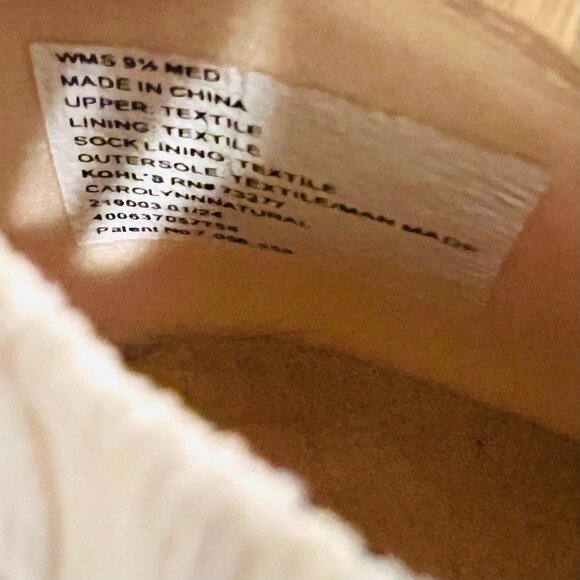 Sonoma Ortholite eco Carolynn-NWT-Slip On Comfort Shoes Cush Foot Bed-Sz. 9 1/2 - Picture 14 of 14